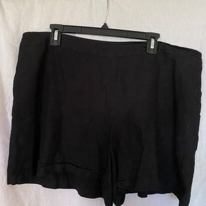 A New Day black linen shorts